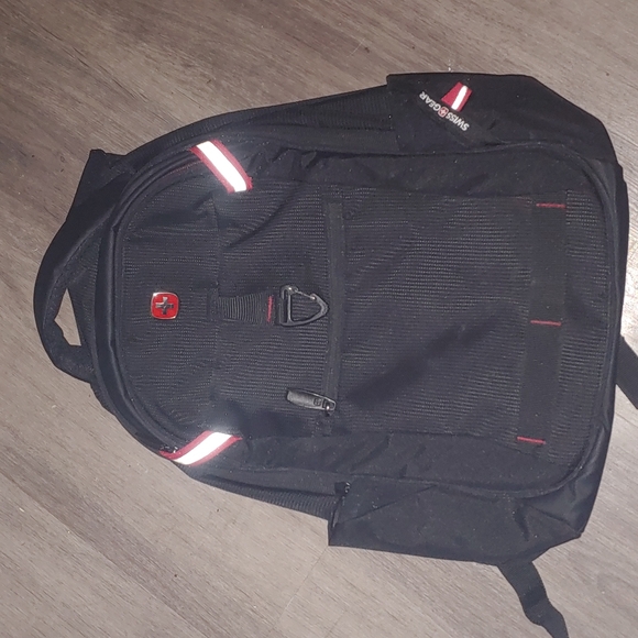 Swissgear 3768 USB Travel Laptop Backpack - Black - Picture 1 of 5